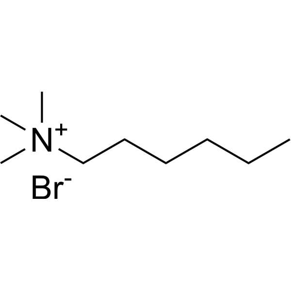 Hexyltrimethylammonium bromide Chemical Structure