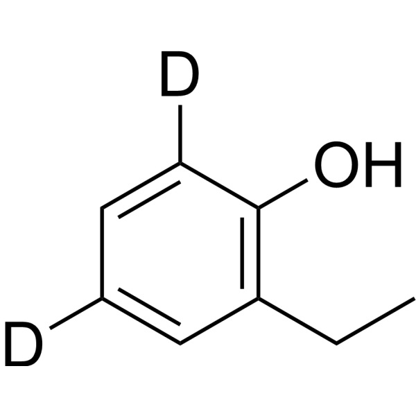 2-Ethylphenol-d<sub>2</sub> Chemical Structure