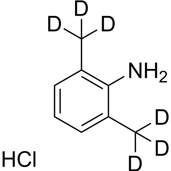 2,6-Dimethylaniline-d<sub>6</sub> hydrochloride Chemical Structure