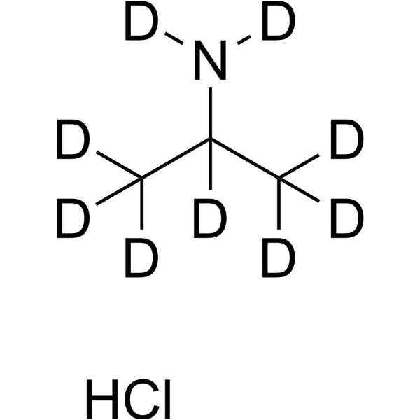 Propan-2-amine-d<sub>9</sub> hydrochloride Chemical Structure