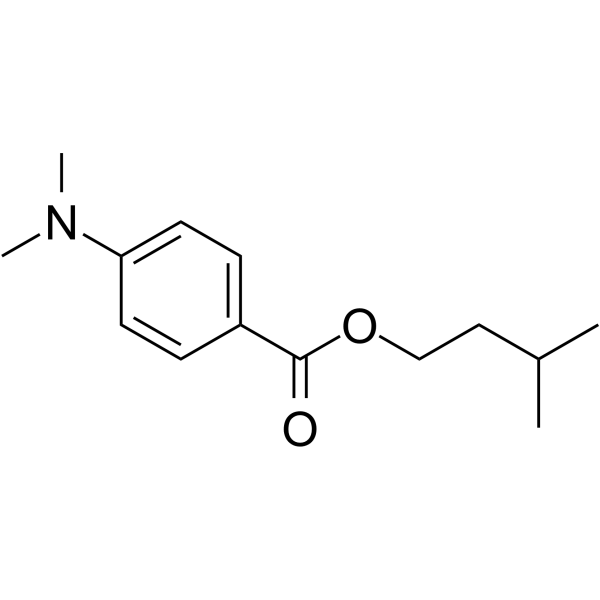 Isoamyl 4-(dimethylamino)benzoate Chemical Structure