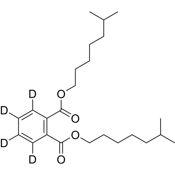 Bis(6-methylheptyl) Phthalate-3,4,5,6-d<sub>4</sub> Chemical Structure