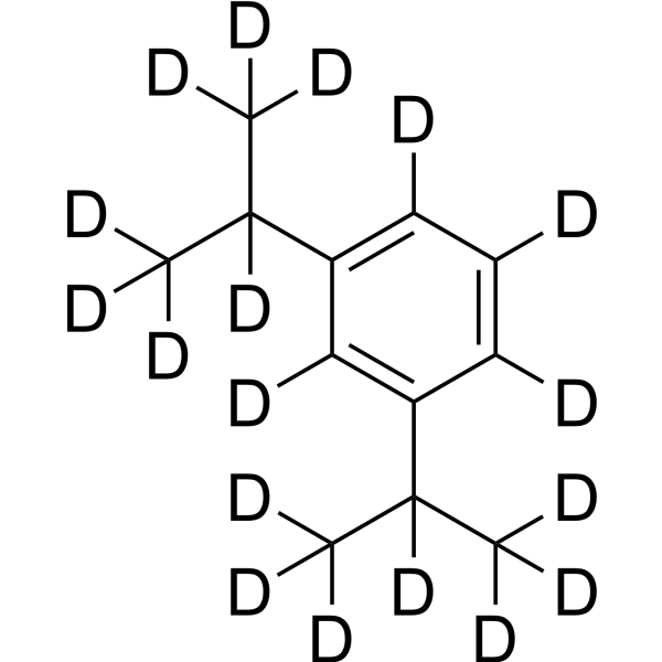 1,3-Diisopropylbenzene-d<sub>18</sub> Chemical Structure