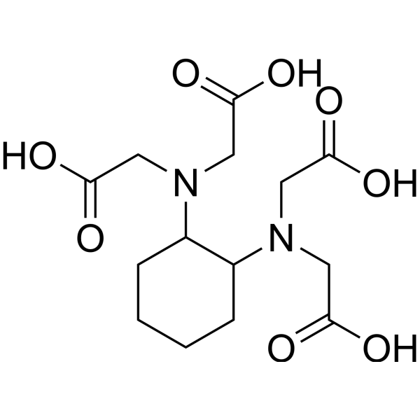 1,2-Cyclohexylenedinitrilotetraacetic acid Chemical Structure