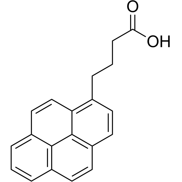 1-Pyrenebutyric acid Chemical Structure