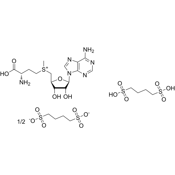 SAMe-1,4-Butanedisulfonate Chemical Structure