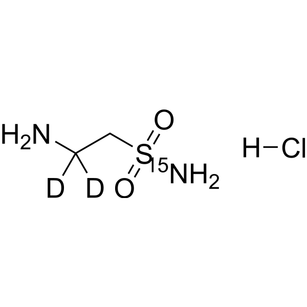 Aurinamide-<sup>15</sup>N,d<sub>2</sub> hydrochloride Chemical Structure