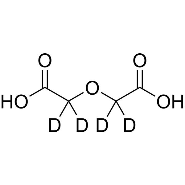 Diglycolic acid-d<sub>4</sub> Chemical Structure