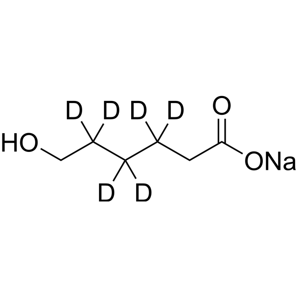 5-carboxypentan-<em>1-olate-d</em>6 sodium