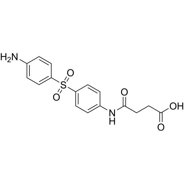 4-((4-((4-Aminophenyl)sulfonyl)phenyl)amino)-4-oxobutanoic acid Chemical Structure