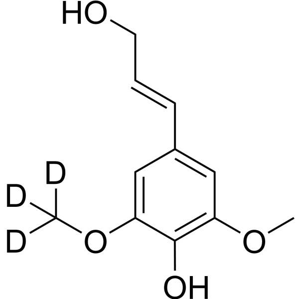 Sinapyl alcohol-d<sub>3</sub Chemical Structure