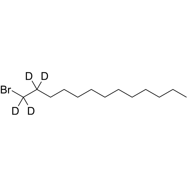 1-Bromotridecane-d<sub>4</sub> Chemical Structure