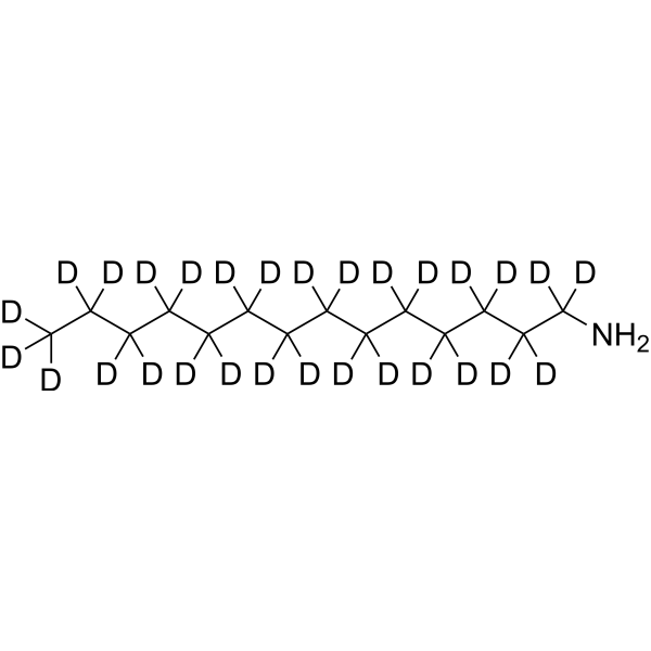 Tetradecylamine-d<sub>29</sub> Chemical Structure
