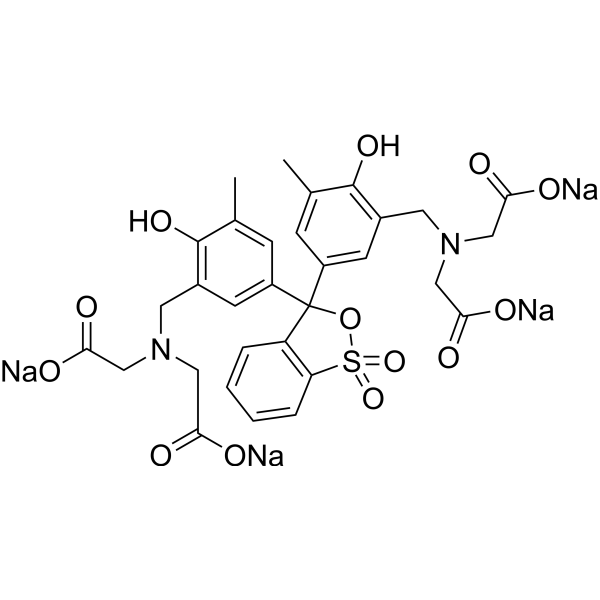Xylenol orange tetrasodium salt, IND Chemical Structure