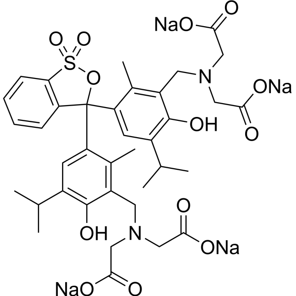 Methylthymol blue tetrasodium Chemical Structure