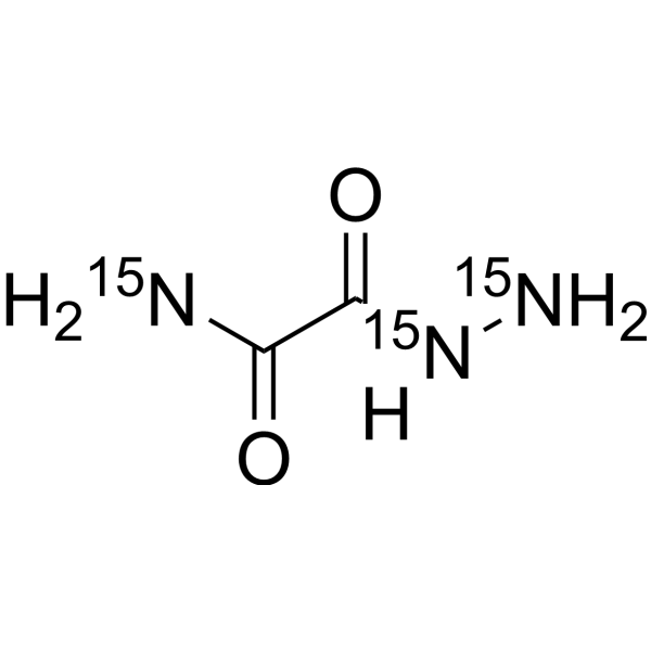 Oxamic acid hydrazide-<sup>15</sup>N<sub>3</sub> Chemical Structure
