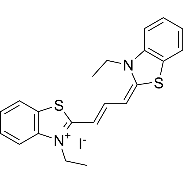 3,3-Diethylthiacarbocyanine iodide Chemical Structure