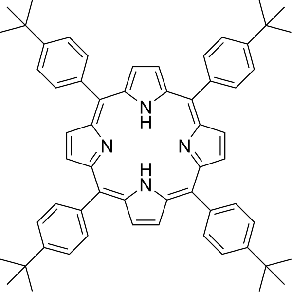 meso-Tetra(4-tert-butylphenyl) porphine Chemical Structure