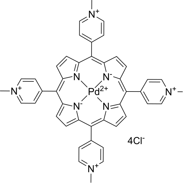 Pd(II)TMPyP tetrachloride Chemical Structure