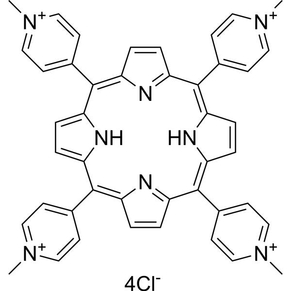 TMPyP tetrachloride Chemical Structure