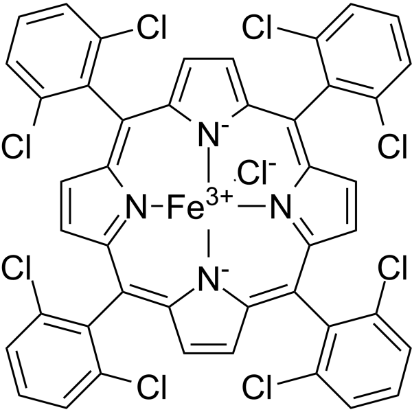 Fe(III)(TDCPP) chloride Chemical Structure