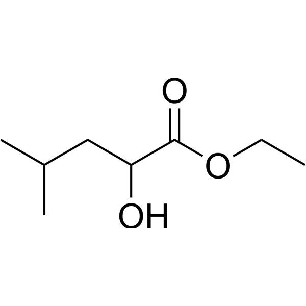 Ethyl2-hydroxy-4-methylpentanoate Chemical Structure