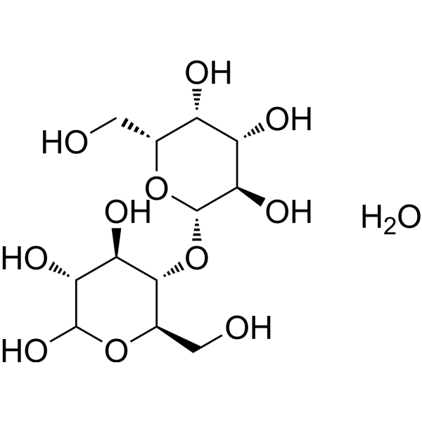 D-Lactose monohydrate Chemical Structure