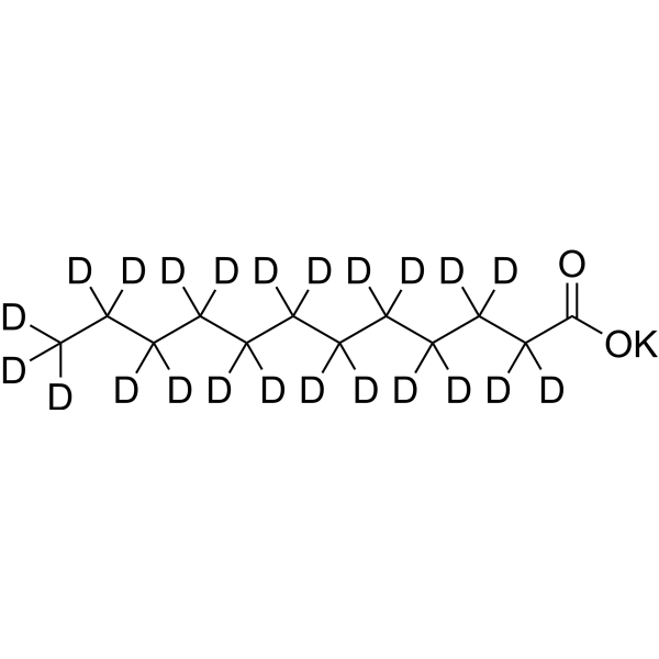Dodecanoate-d<sub>23</sub> potassium Chemical Structure
