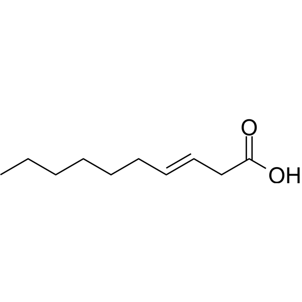 3-Decenoic acid Chemical Structure