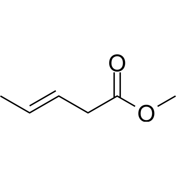 Methyl trans-3-Pentenoate Chemical Structure