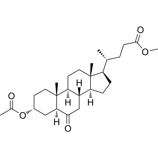 Methyl (3α,5α)-3-(acetyloxy)-6-oxocholan-24-oate