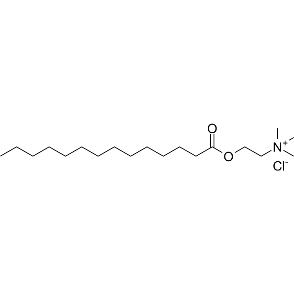 Myristoylcholine chloride Chemical Structure