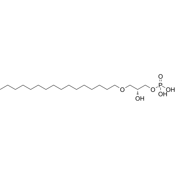 1-Hexadecylglycero-3-phosphate Chemical Structure