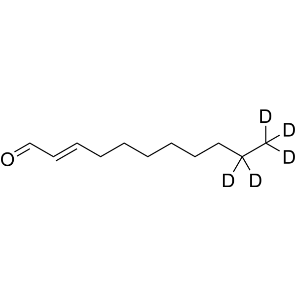 trans-2-Undecenal-d<sub>5</sub> Chemical Structure