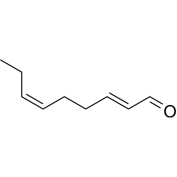 trans-2,cis-6-Nonadienal Chemical Structure