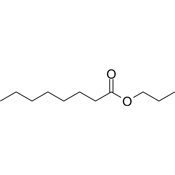 Propyl n-octanoate Chemical Structure
