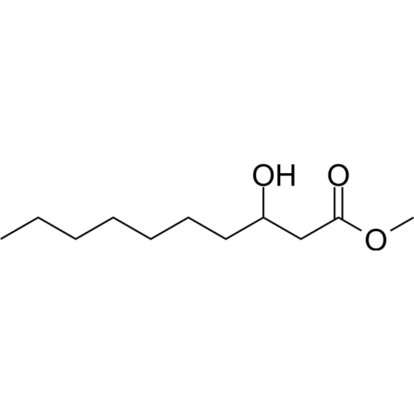 Methyl 3-hydroxydecanoate Chemical Structure