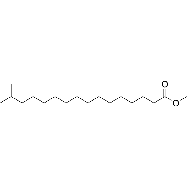 Methyl 15-methylhexadecanoate Chemical Structure