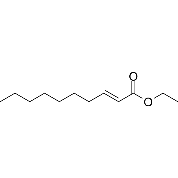 Ethyl trans-2-decenoate Chemical Structure
