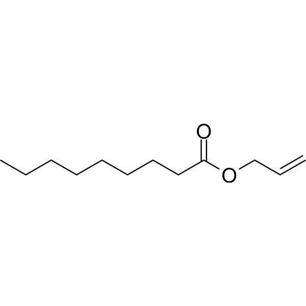 Allyl nonanoate Chemical Structure