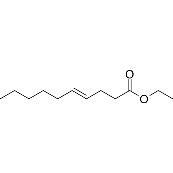 Ethyl trans-4-decenoate Chemical Structure
