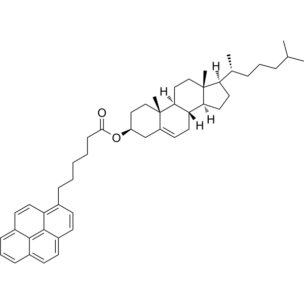 Cholesteryl (pyren-1-yl)hexanoate Chemical Structure