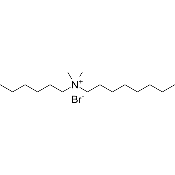 Hexyldimethyloctylammonium bromide Chemical Structure