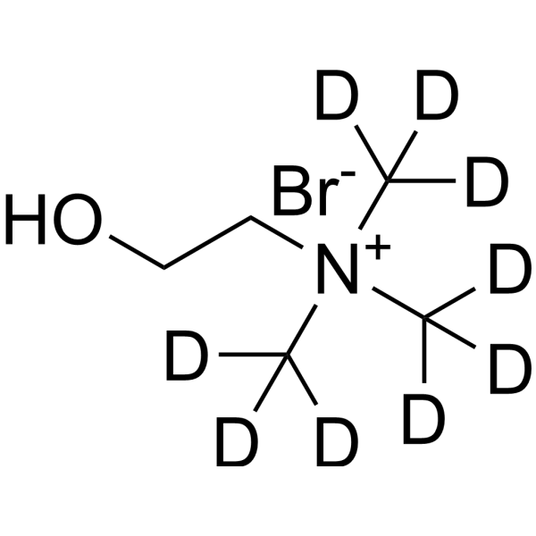Choline-d<sub>9</sub> bromide Chemical Structure