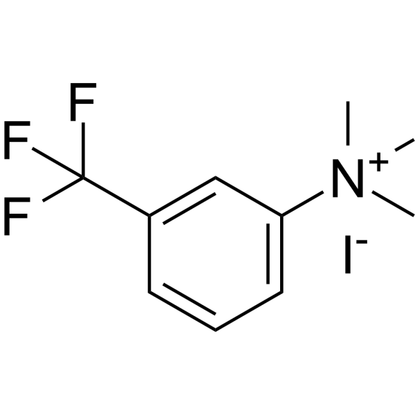 3-(Trifluoromethyl)phenyltrimethylammonium iodide Chemical Structure