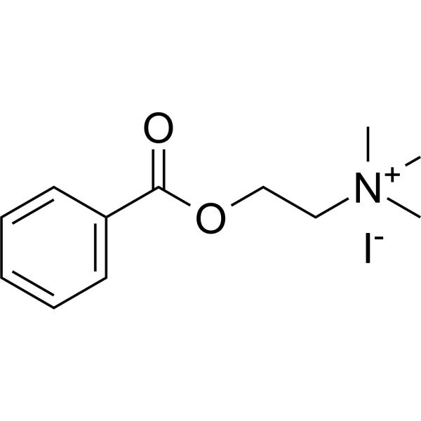 Benzoylcholine iodide Chemical Structure