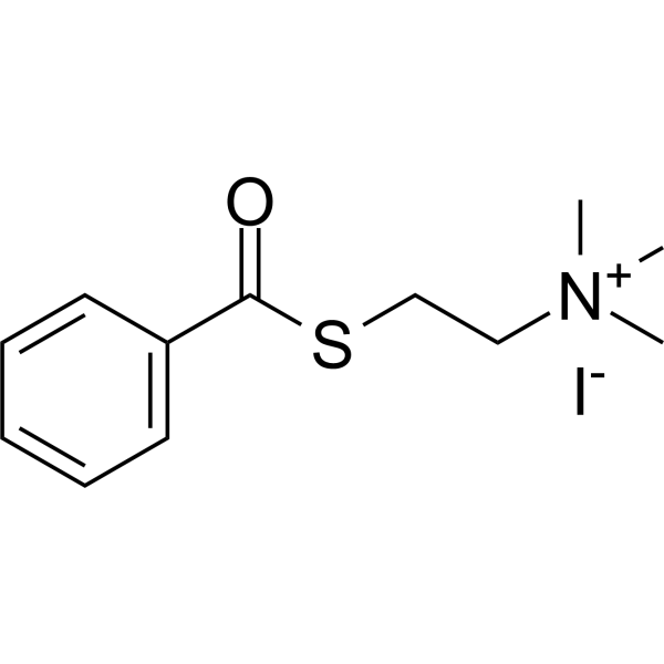 Benzoylthiocholine iodide Chemical Structure