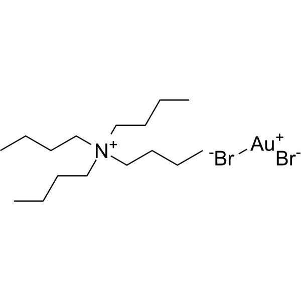 Tetrabutylammonium (dibromoaurate) Chemical Structure