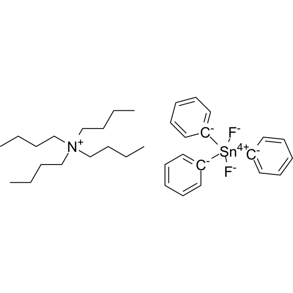 Tetrabutylammonium (difluorotriphenylstannate) Chemical Structure