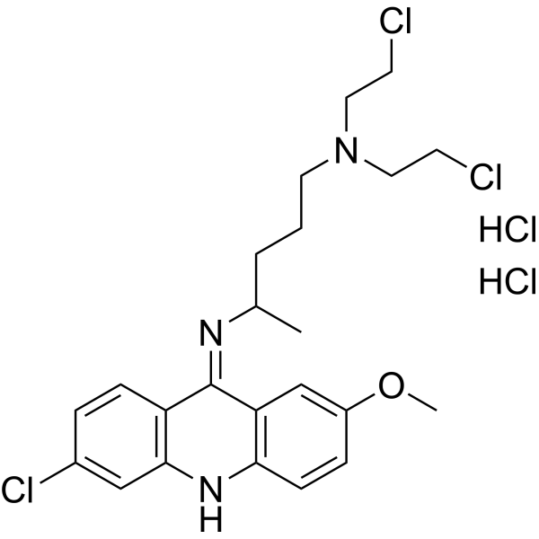 Quinacrine mustard dihydrochloride Chemical Structure